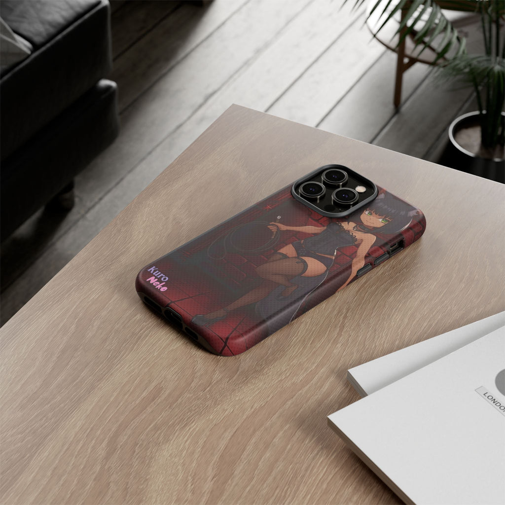 Funda de teléfono Anime YAMI Gótico y Loba Misteriosa