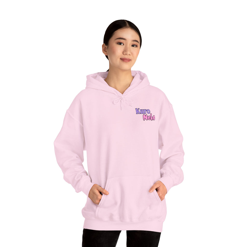 Hoodie rose pastel avec impression anime Waifu HARU Bunny Girl onsen kimono bains japonais carpe koï cozy et chill