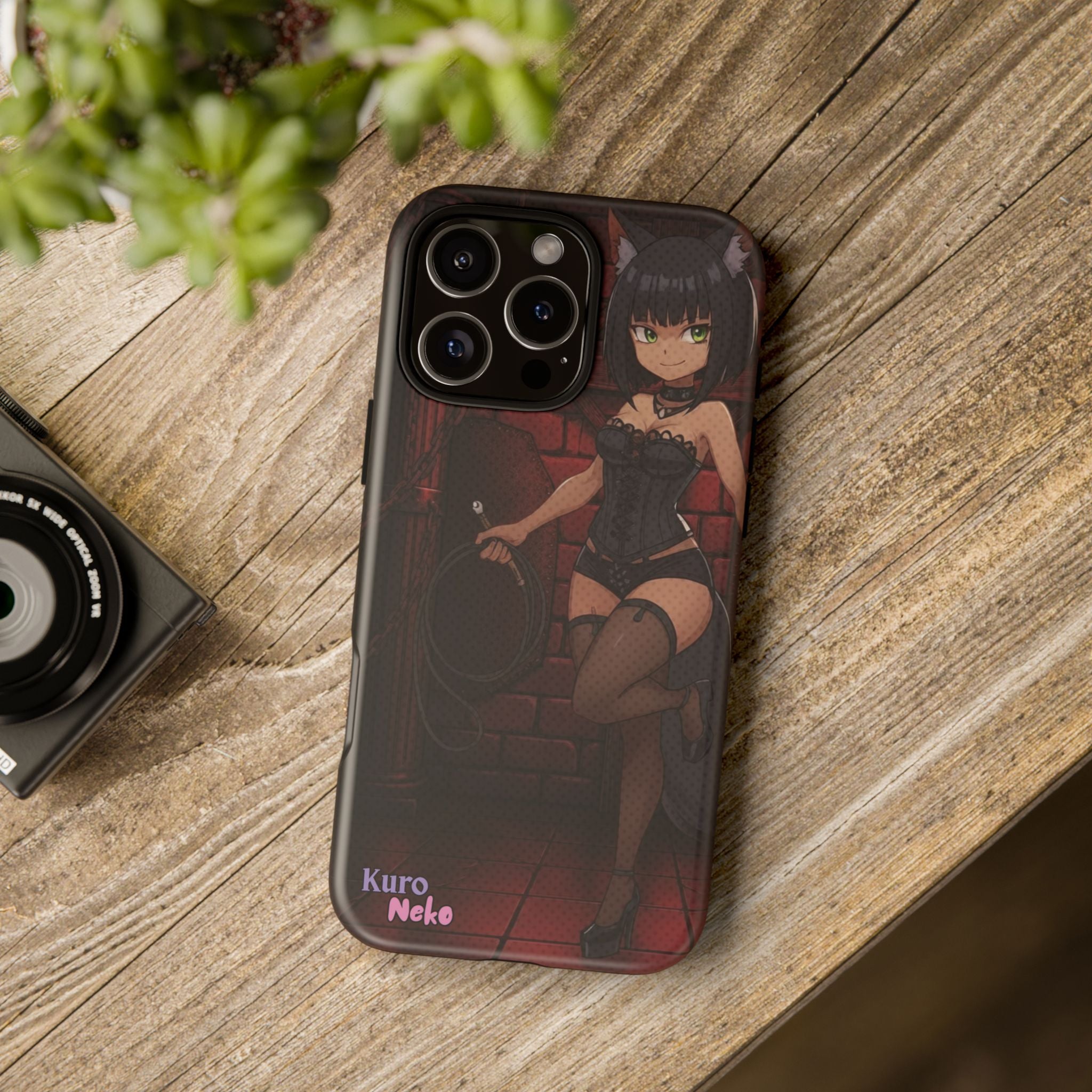 Funda de teléfono Anime YAMI Gótico y Loba Misteriosa