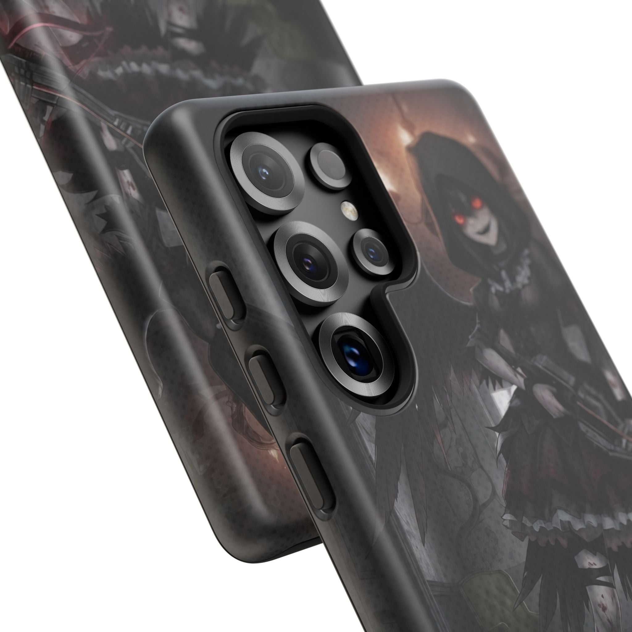 Anime Phone Case – Mad as Yoru Crow Waifu Kemonomimi design featuring dark, gothic artwork and a fierce character.