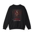Sweatshirt Anime YAMI avec design "Dark as Yami" et louve mystérieuse sur fond noir.