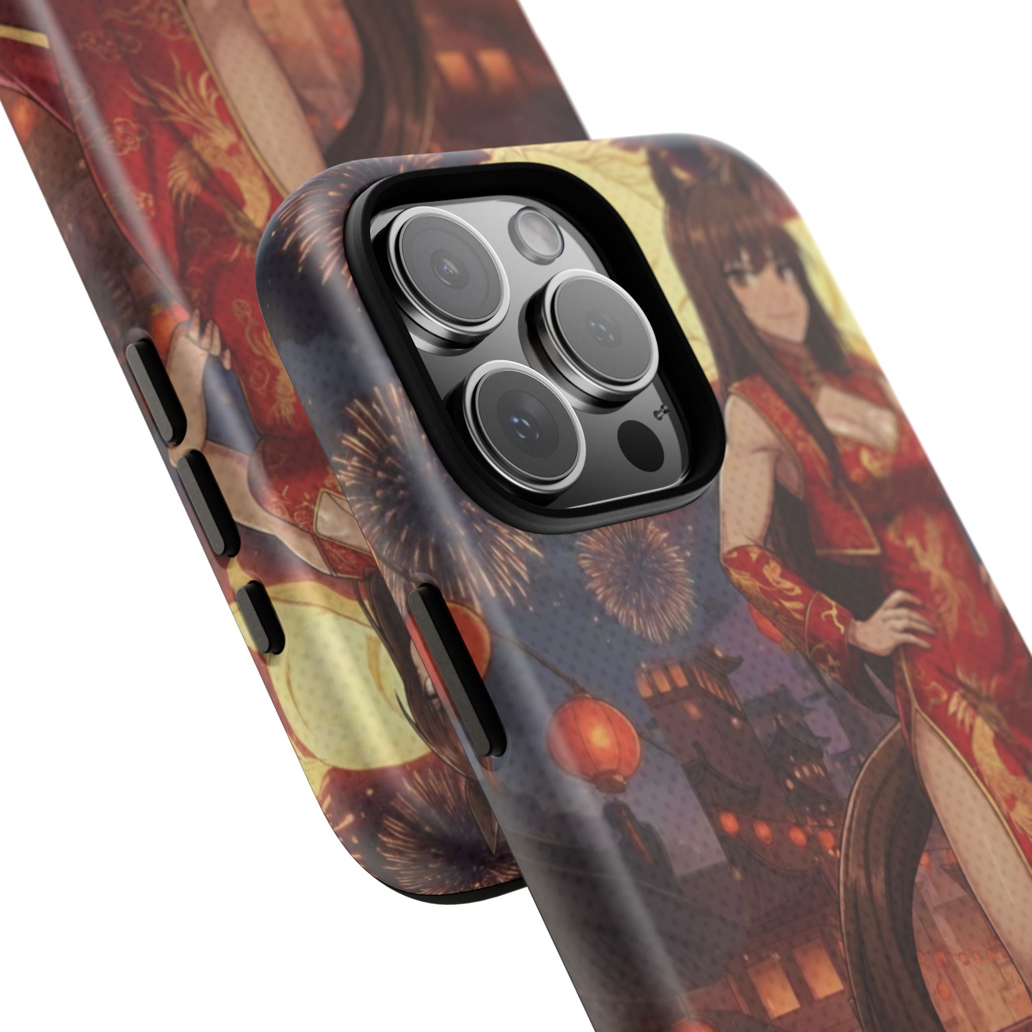 Coque téléphone AKARI waifu cheval Année du Cheval 2026 zodiaque chinois iPhone Samsung protection double couche