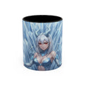  mug anime YUKI — dragonne kemonomimi glace, hiver magique, flocons et design froid
