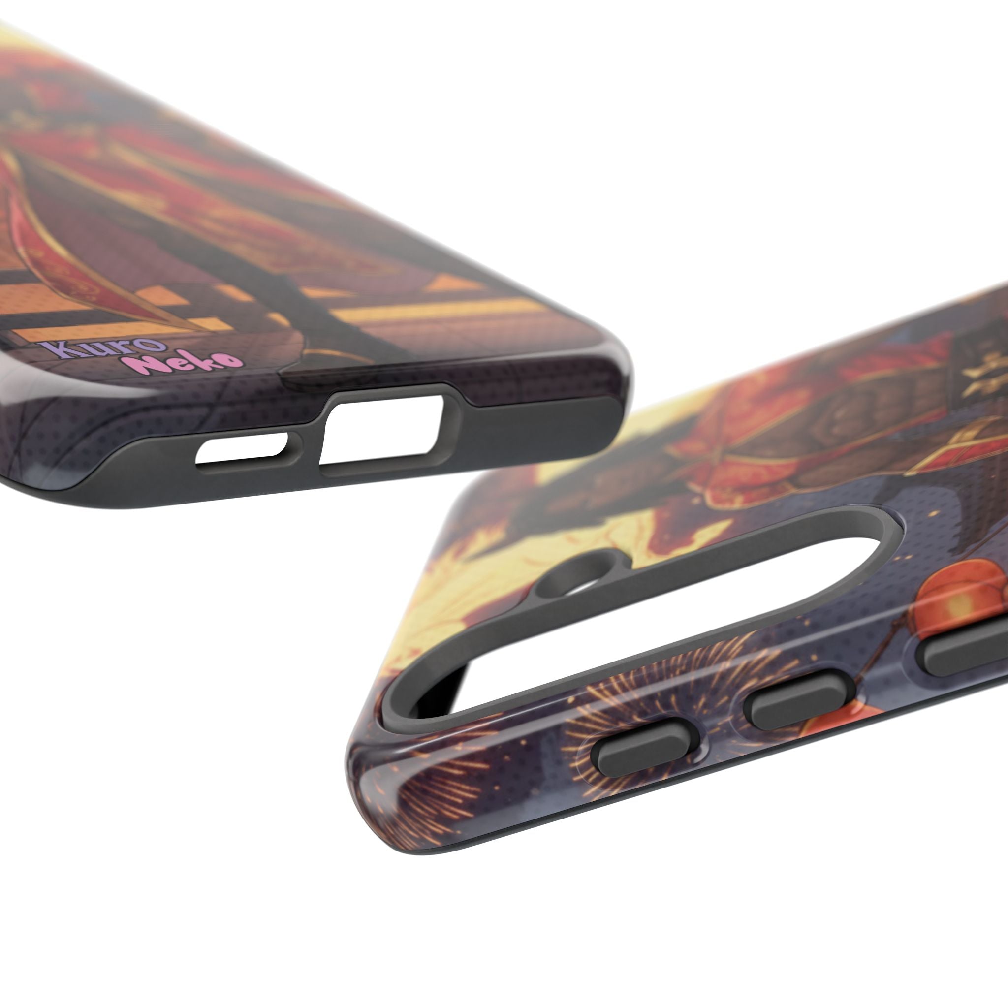Coque RYO husbando Année du Cheval finition brillante couleurs rouge or iPhone Samsung
