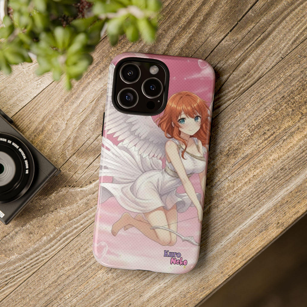 Coque Téléphone Anime AIKO Muse Cygne & Douceur Pastel avec personnage kemonomimi aux oreilles d'animaux - Kuro Neko Shop