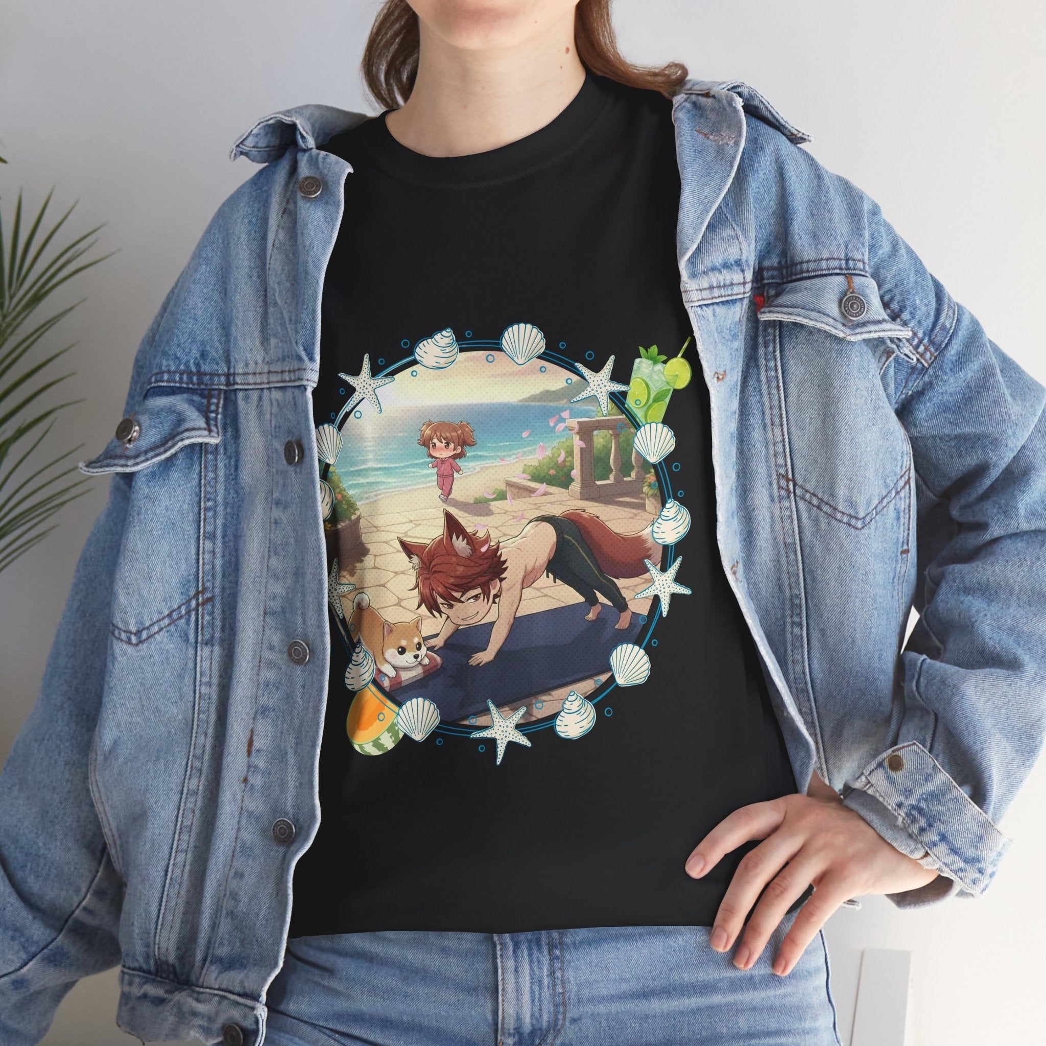 T-Shirt Chibi KAITO Summer Beach