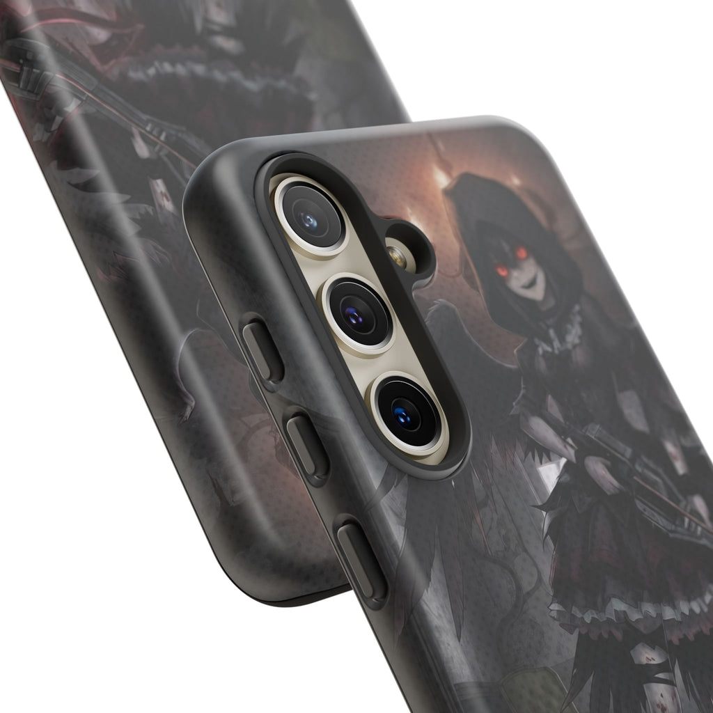 Anime Phone Case – Mad as Yoru Crow Waifu Kemonomimi design featuring a gothic horror aesthetic.