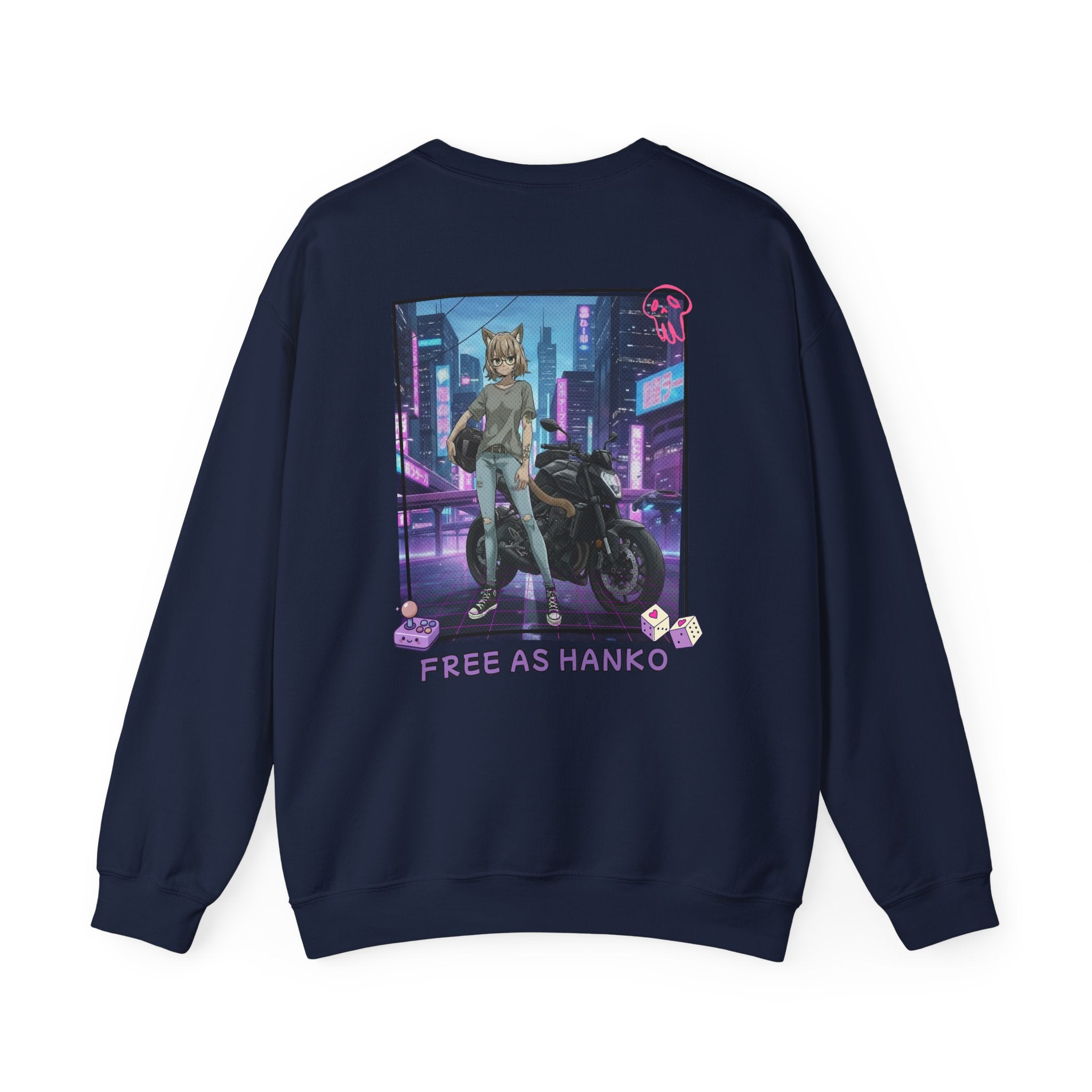 Sweatshirt Waifu Cyberpunk HANKO