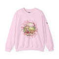 Sweatshirt Anime HARU chibi printemps - Sweatshirt rose avec HARU et capybaras, décor chibi kawaii et fleurs sakura