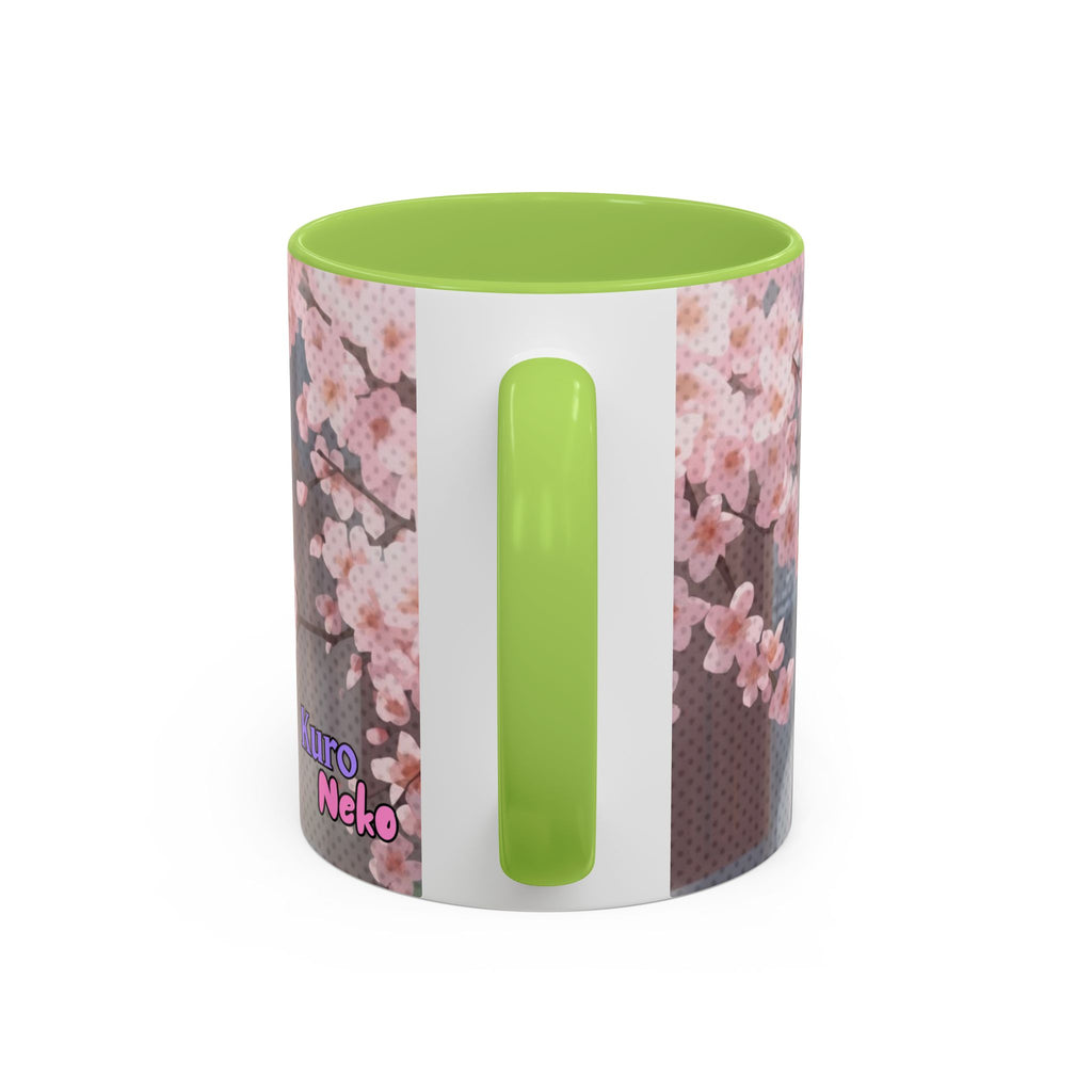 Mug waifu bunny HARU VERT CLAIR 330ml vue arrière design kemonomimi