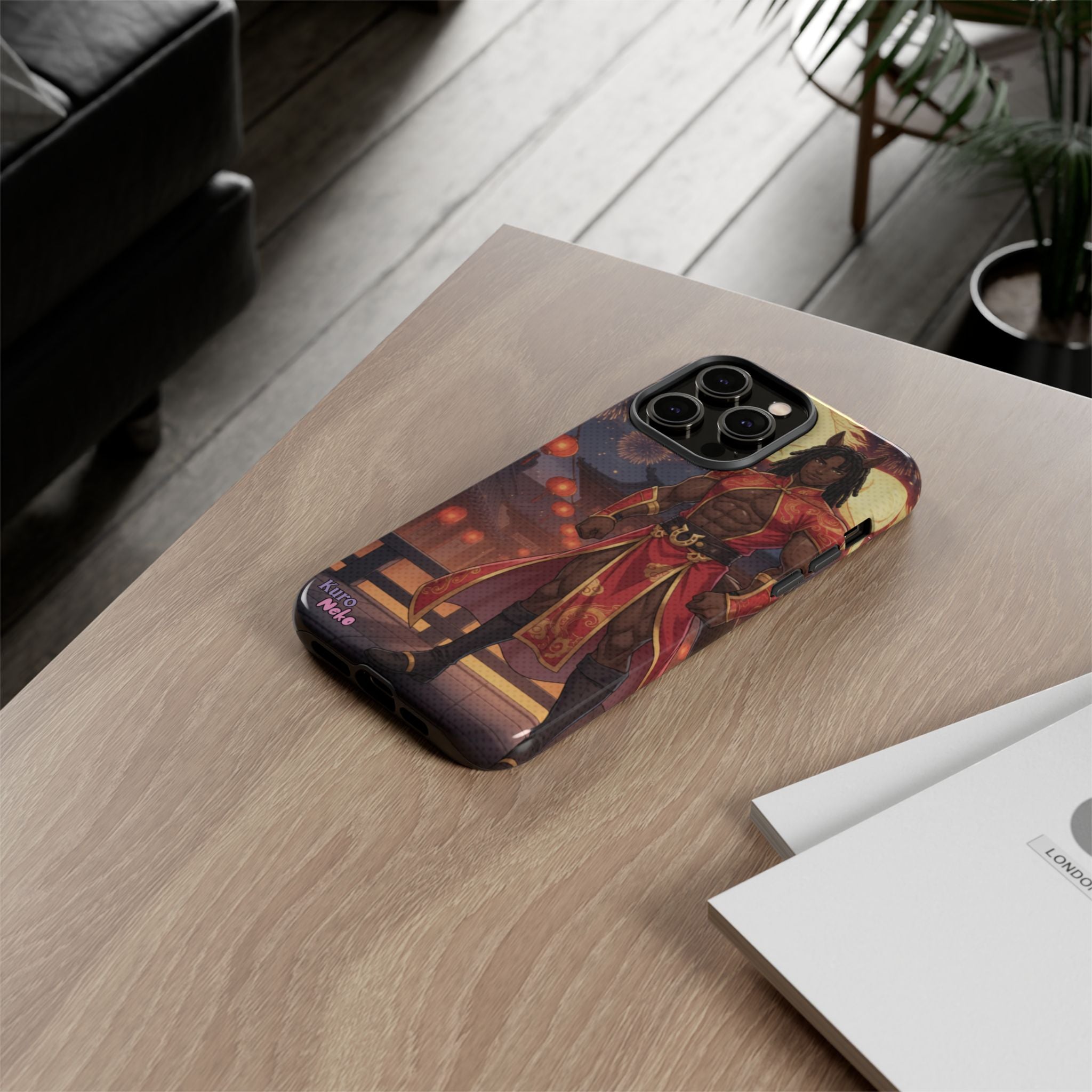 Coque RYO husbando cheval zodiaque en main utilisation quotidienne iPhone Samsung
Coque téléphone anime RYO sur table protection premium design Année du Cheval
