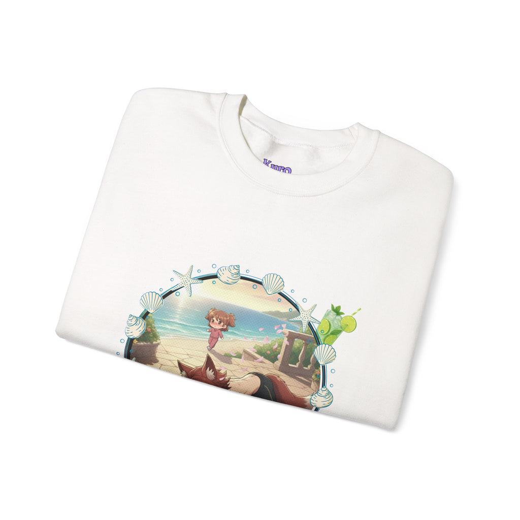 Sweat Col Rond Chibi KAITO Summer Beach