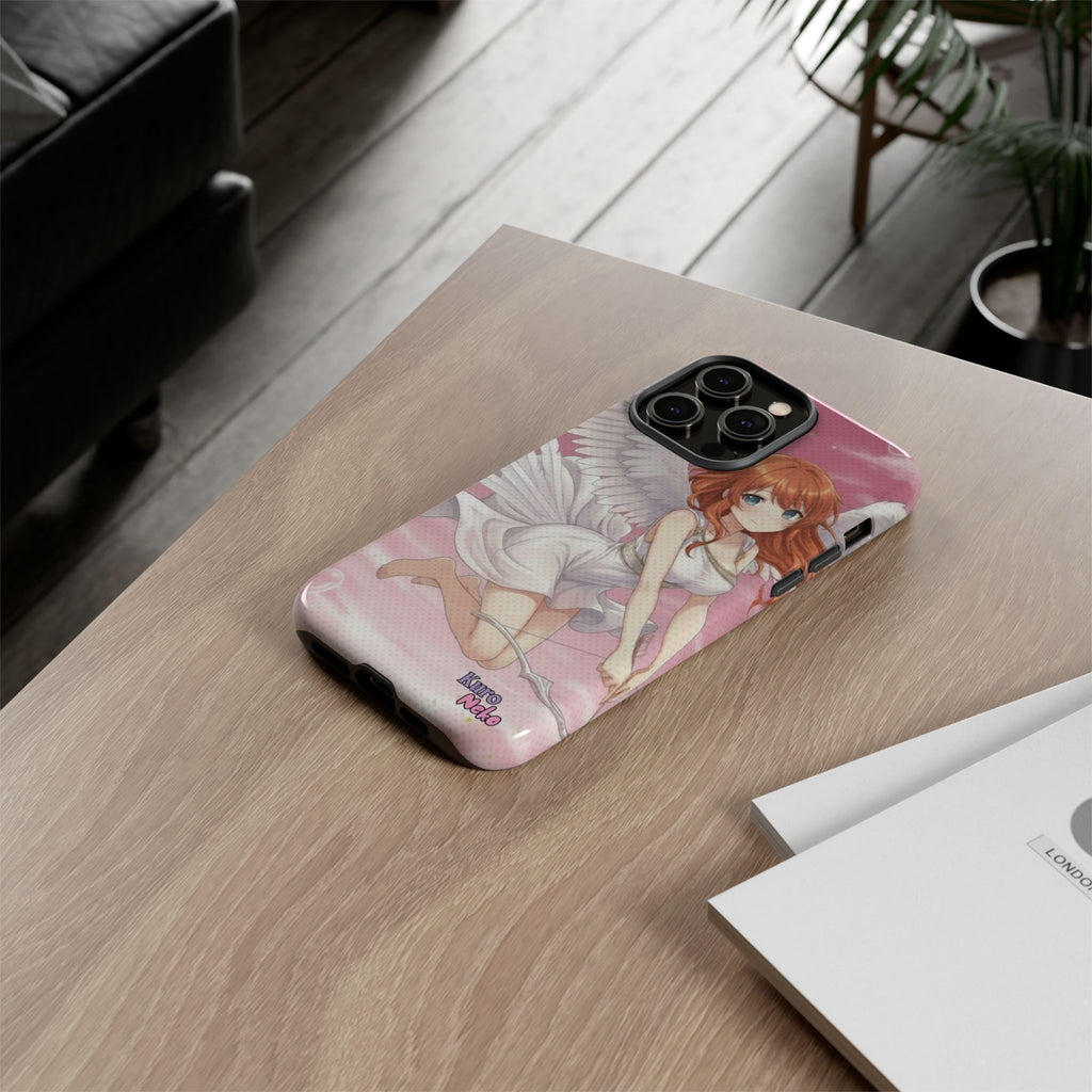 Coque Téléphone Anime AIKO Muse Cygne & Douceur Pastel, style anime, oreilles d'animaux, Kuro Neko Shop