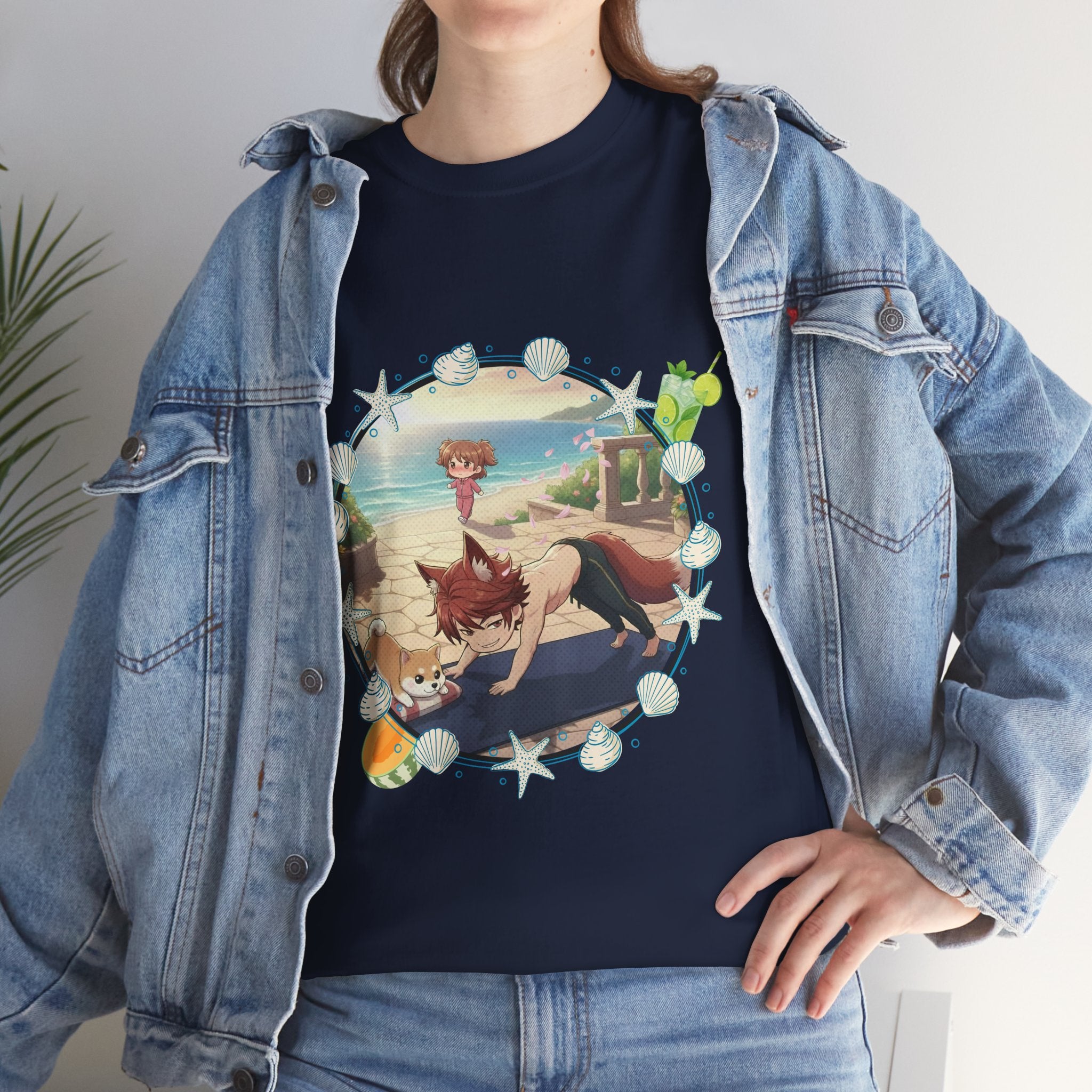 T-Shirt Chibi KAITO Summer Beach