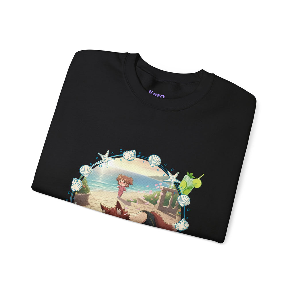 Sweat Col Rond Chibi KAITO Summer Beach