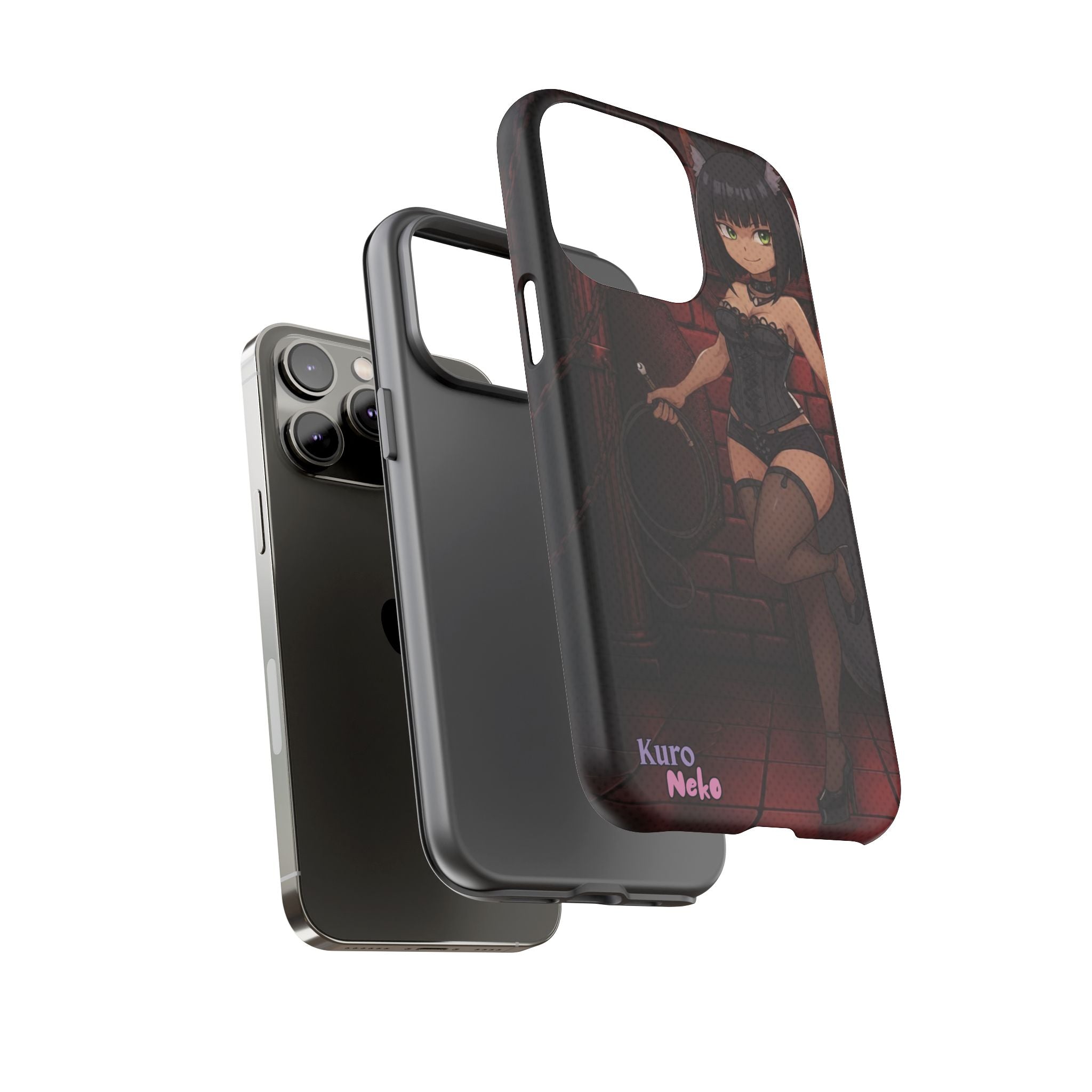 Funda de teléfono Anime YAMI Gótico y Loba Misteriosa