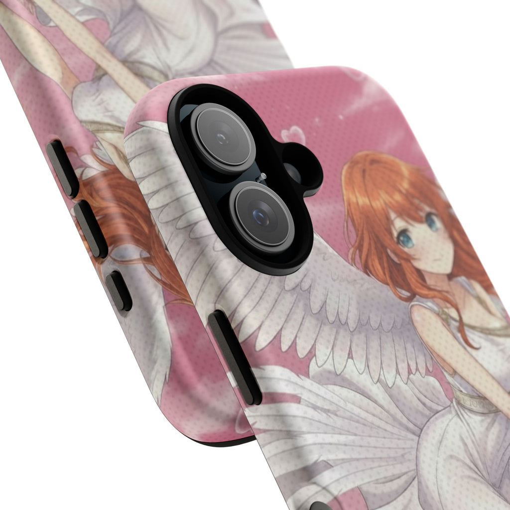 Coque Téléphone Anime AIKO Muse Cygne & Douceur Pastel avec un design de personnage aux oreilles d'animaux, Kuro Neko Shop