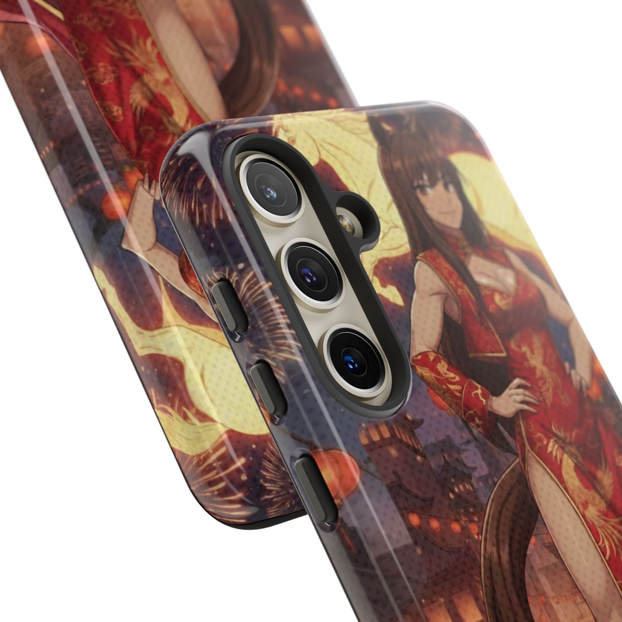 Coque téléphone AKARI waifu cheval Année du Cheval 2026 zodiaque chinois iPhone Samsung protection double couche
