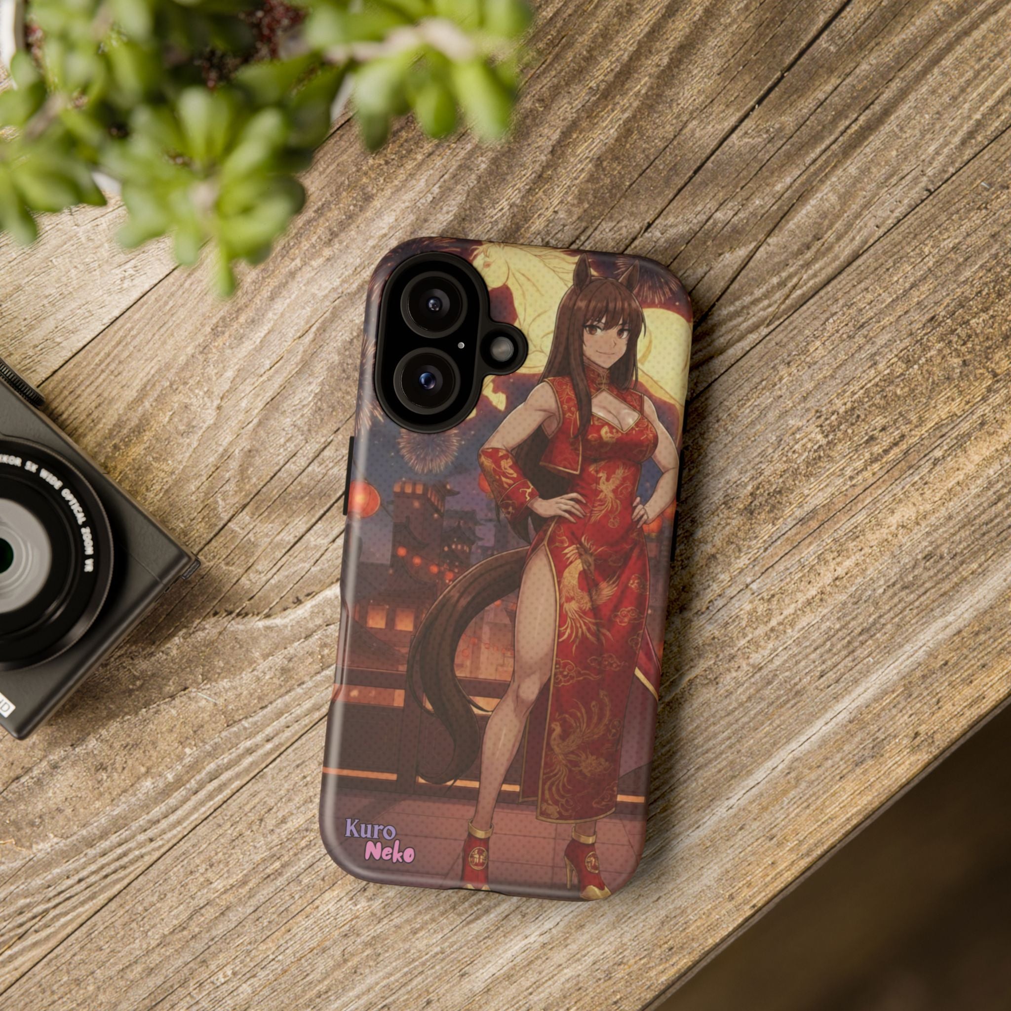 Coque téléphone AKARI waifu cheval Année du Cheval 2026 zodiaque chinois iPhone Samsung protection double couche