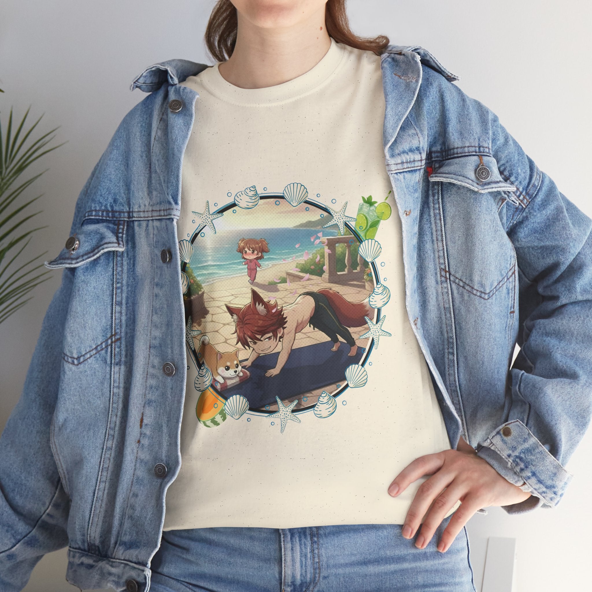 T-Shirt Chibi KAITO Summer Beach