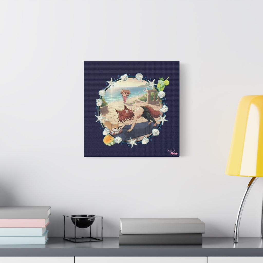 Toile Murale Mat Chibi KAITO Summer Beach