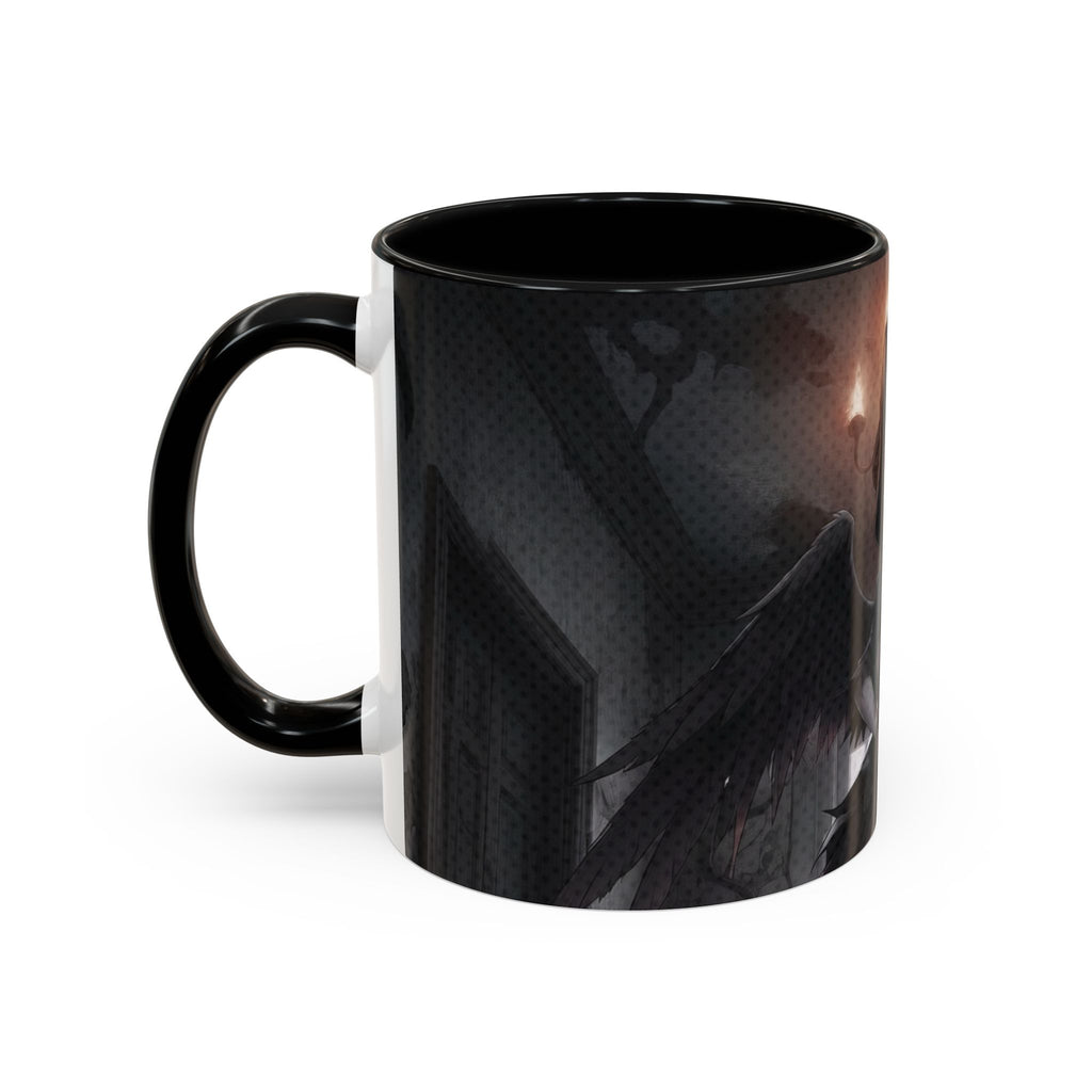 Mug Anime YORU avec un design gothique et sombre, idéal pour les amateurs d'ombre et de café.