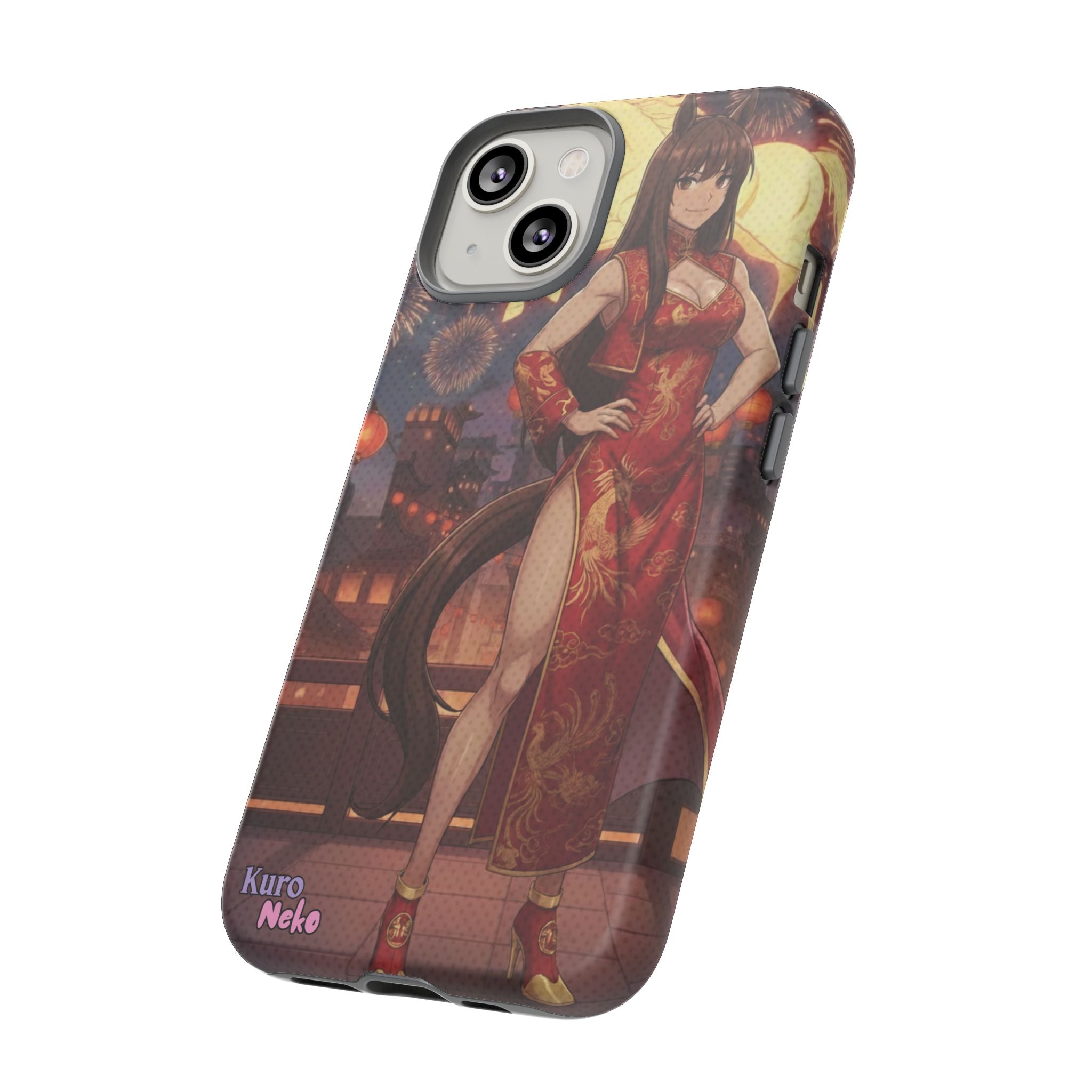 Coque téléphone AKARI waifu cheval Année du Cheval 2026 zodiaque chinois iPhone Samsung protection double couche
