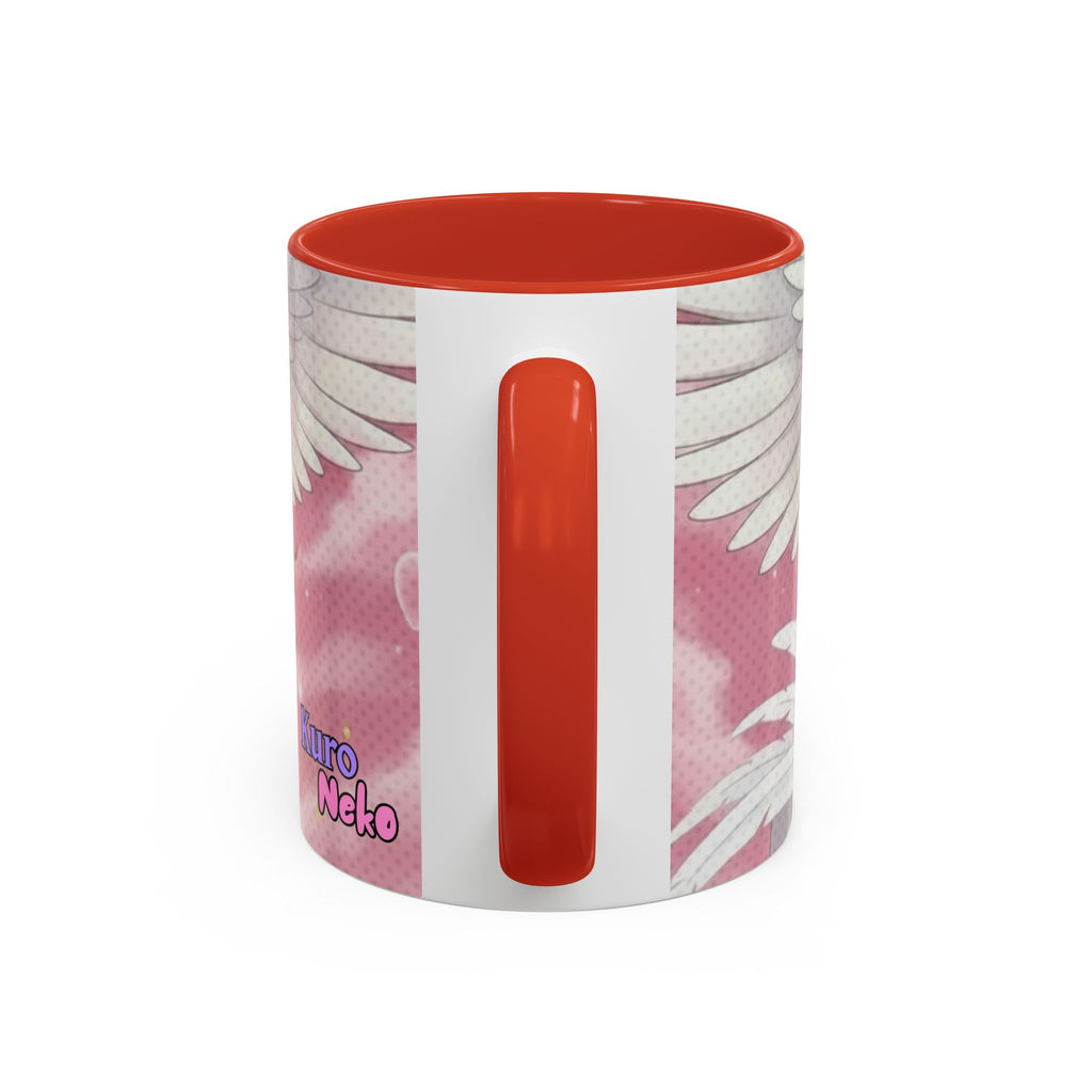 Mug Anime AIKO Muse Cygne & Douceur Romantique avec design doux, oreilles d'animaux et ambiance romantique - Kuro Neko Shop.