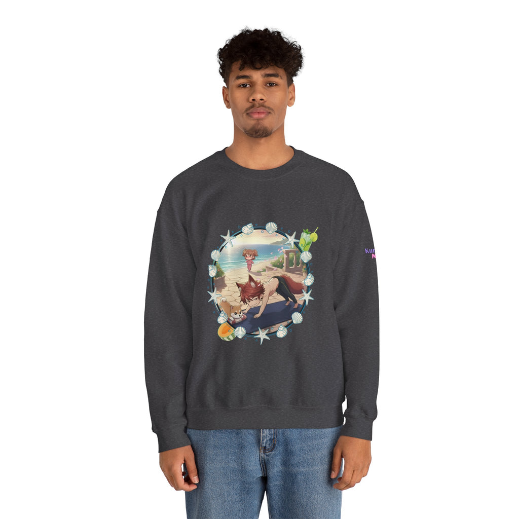 Sweat Col Rond Chibi KAITO Summer Beach