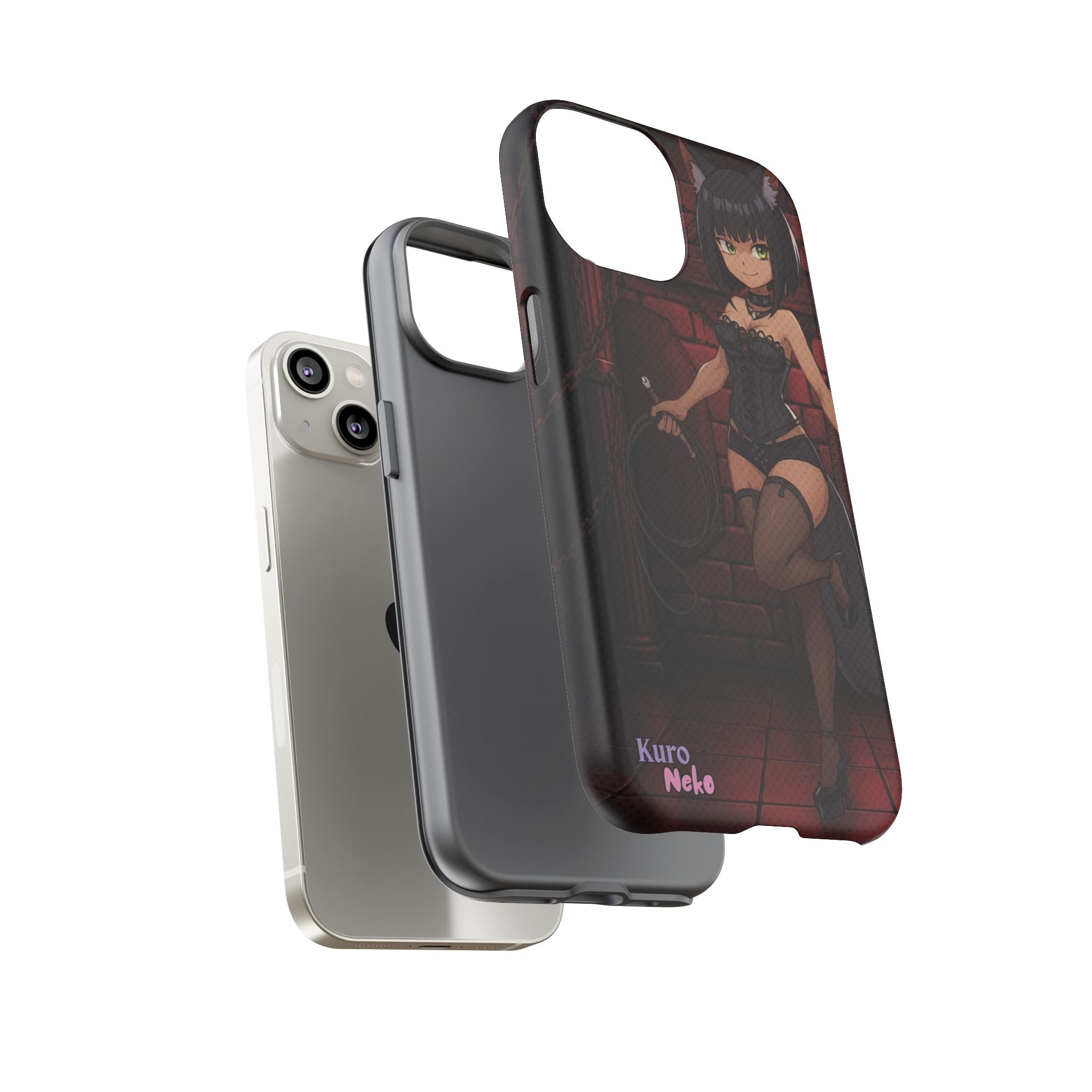 Funda de teléfono Anime YAMI Gótico y Loba Misteriosa