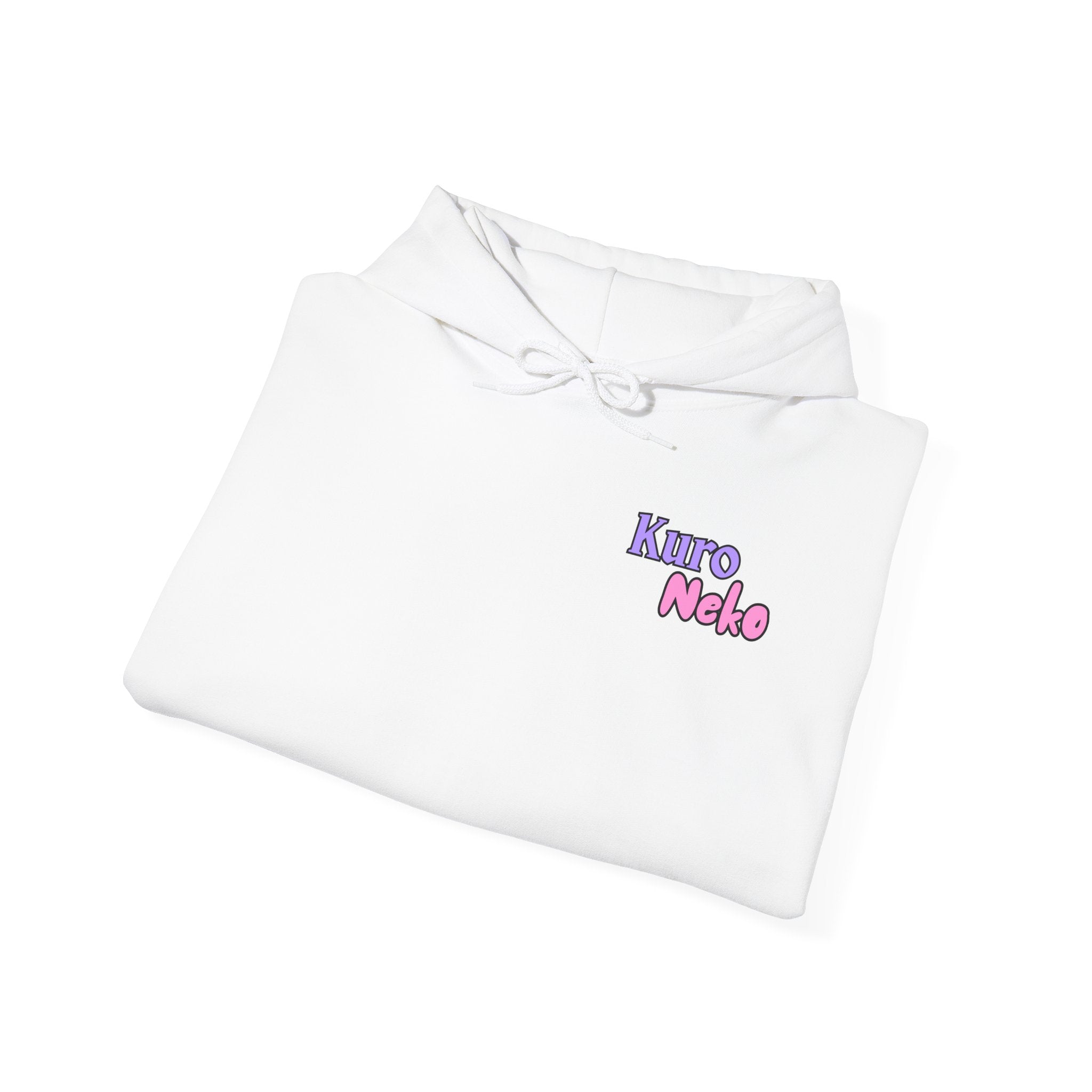 Sweat à capuche Anime AKARI Danse du Zodiaque & Style Cheval blanc avec logo Kuro Neko Shop, boutique manga.