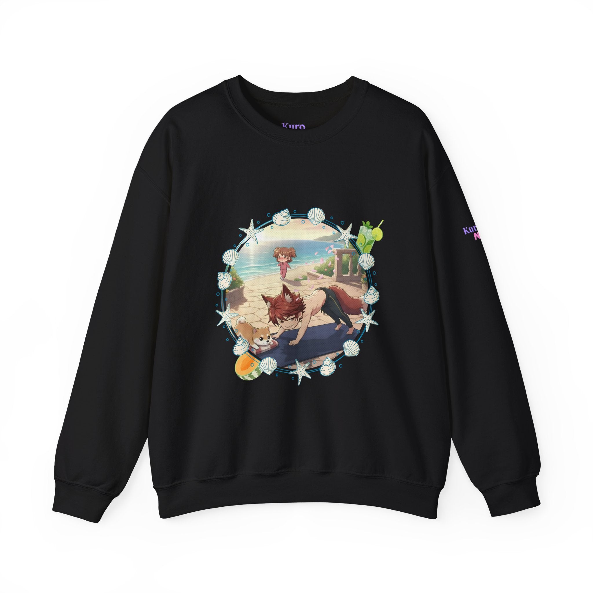 Sweat Col Rond Chibi KAITO Summer Beach