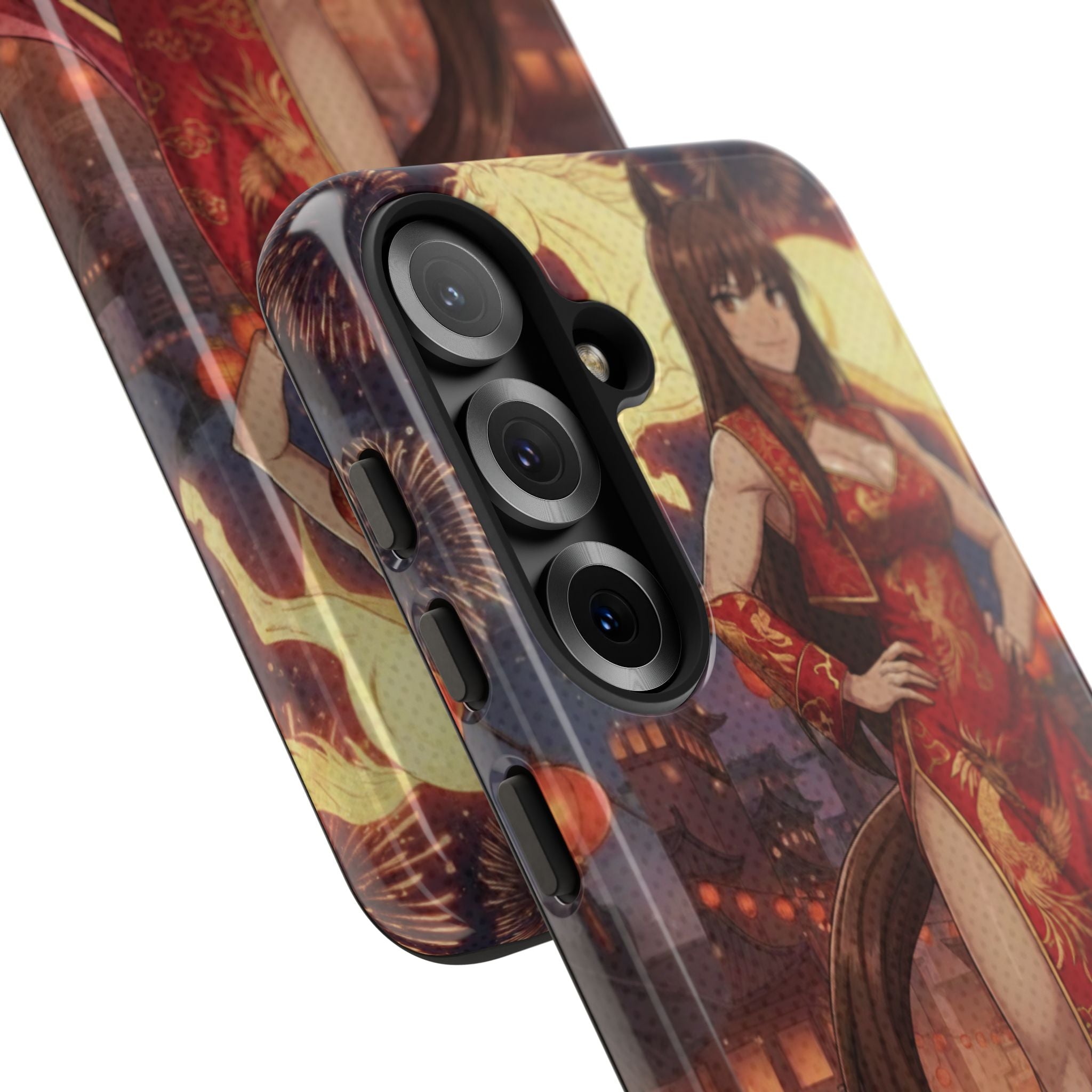 Coque téléphone AKARI waifu cheval Année du Cheval 2026 zodiaque chinois iPhone Samsung protection double couche