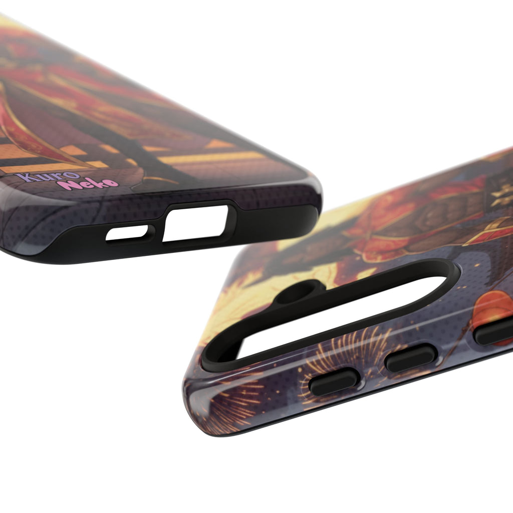 Coque RYO husbando Année du Cheval finition brillante couleurs rouge or iPhone Samsung
