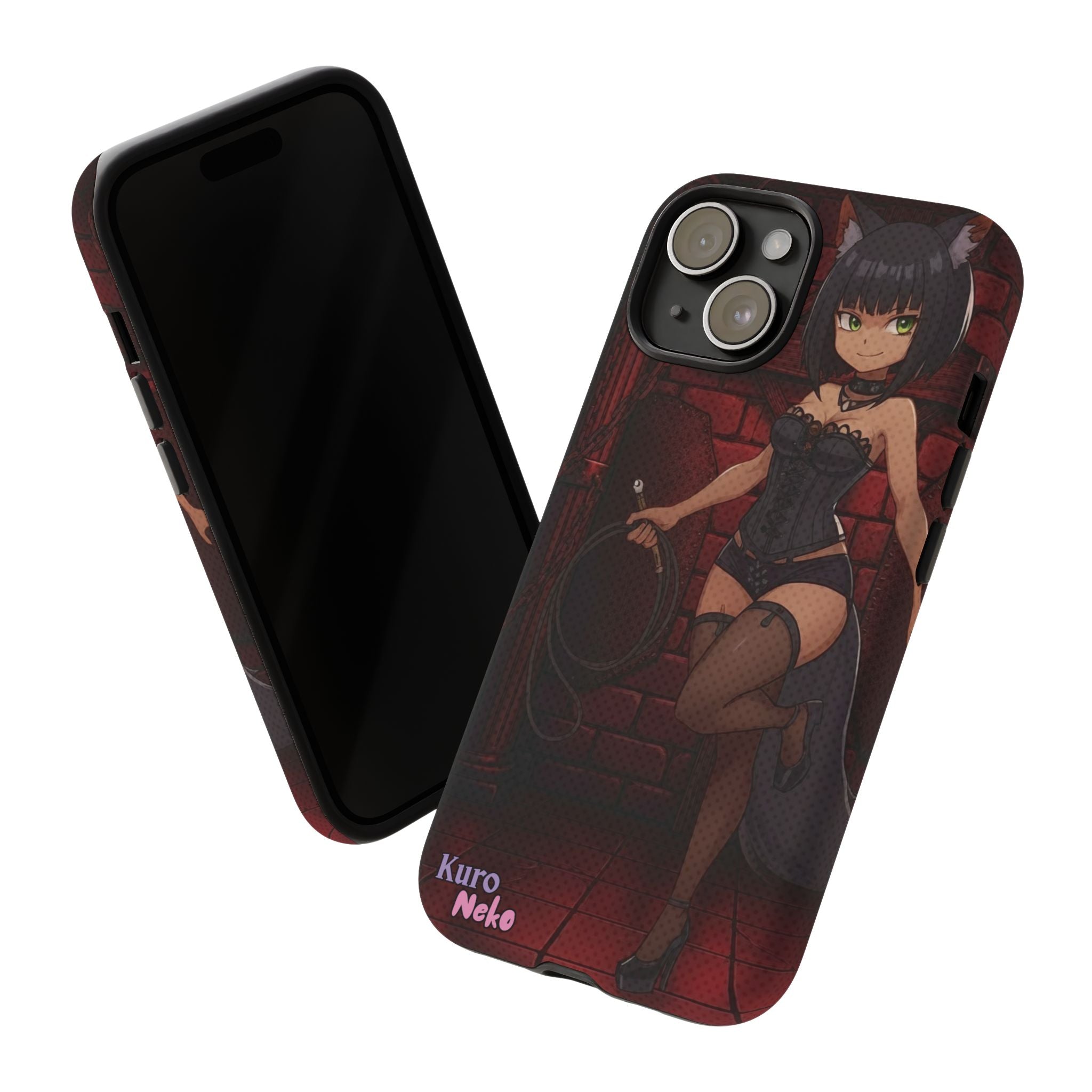Funda de teléfono Anime YAMI Gótico y Loba Misteriosa