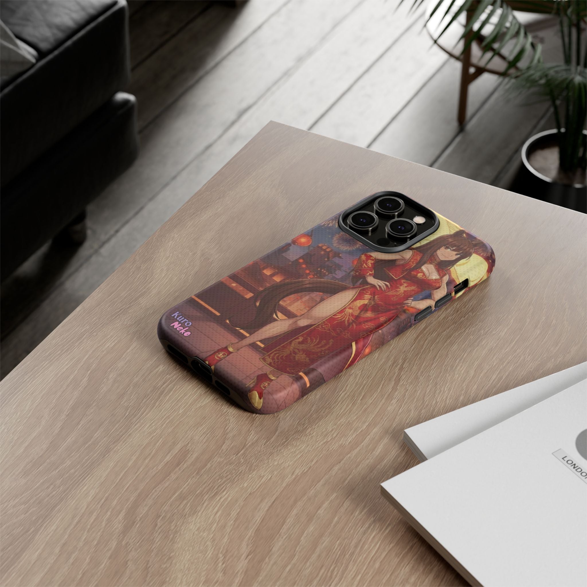 Coque téléphone AKARI waifu cheval Année du Cheval 2026 zodiaque chinois iPhone Samsung protection double couche
