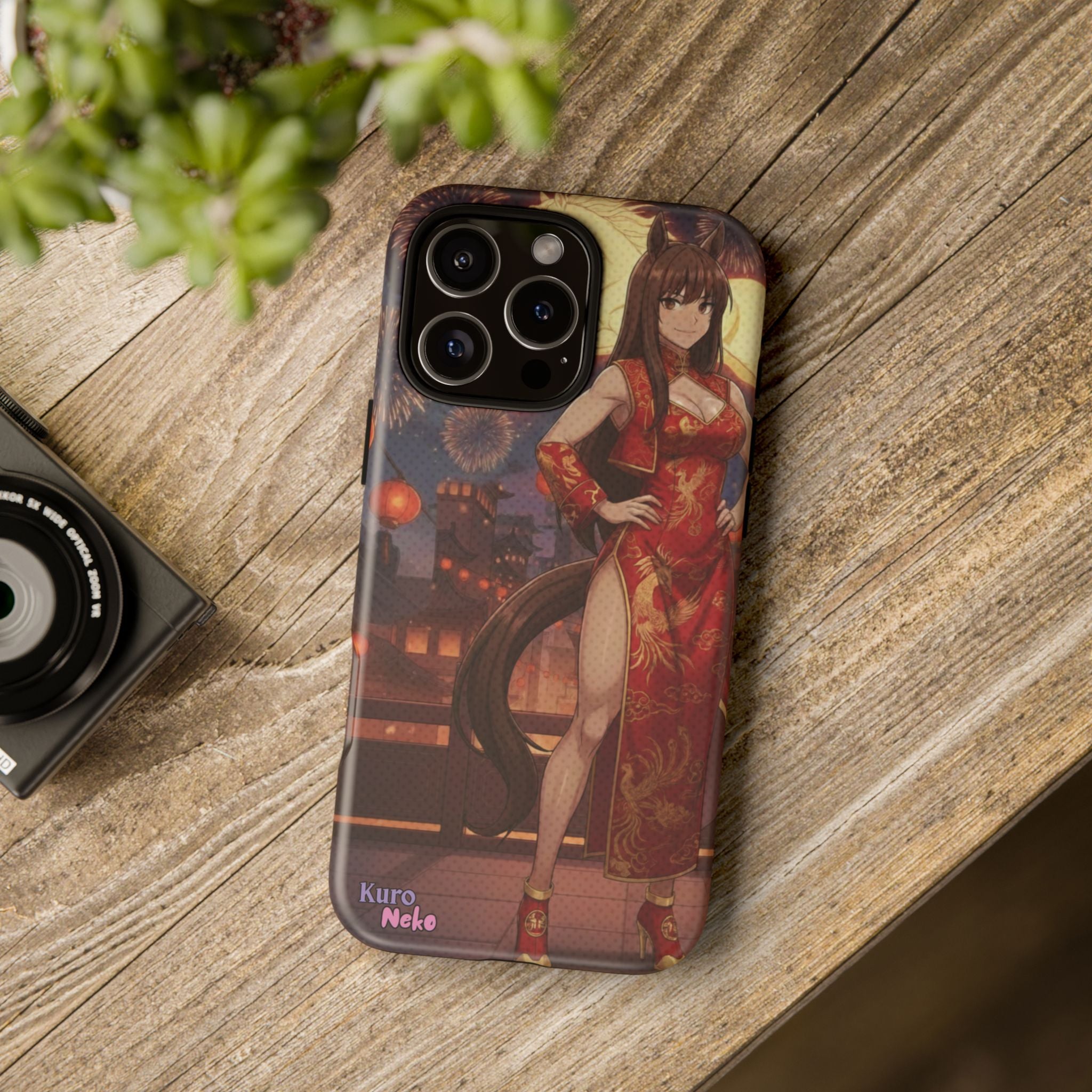 Coque téléphone AKARI waifu cheval Année du Cheval 2026 zodiaque chinois iPhone Samsung protection double couche